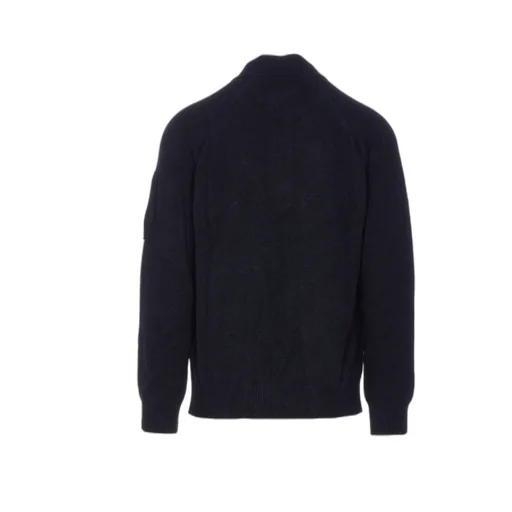 Half-Zip High Neck Sweater
