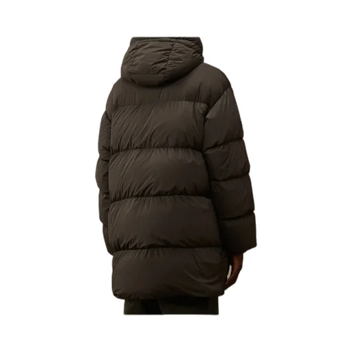 Long Hooded Down Jacket