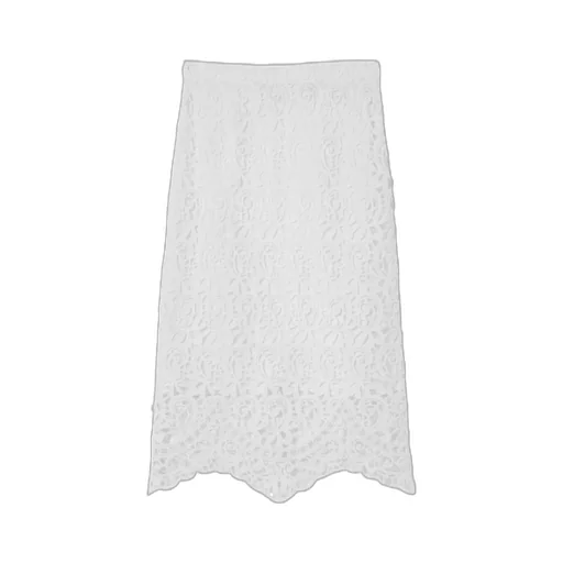 Lace Detailed Pencil Skirt