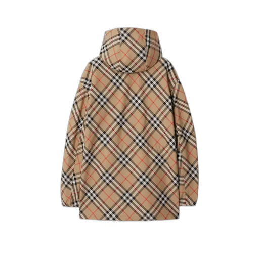 Checked Hooded Jacket