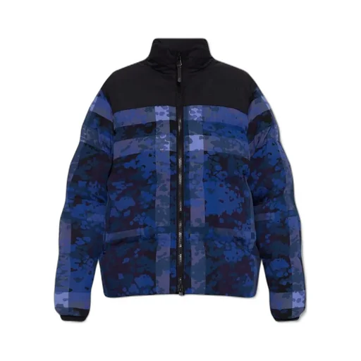 Camouflage Check Thermoregulated Puffer Jacket