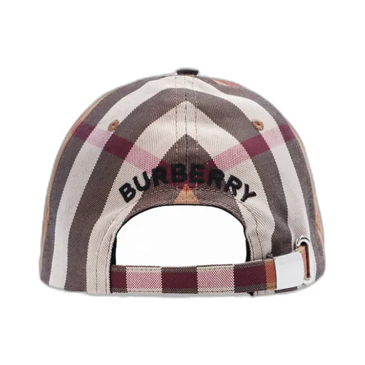 Checked Pattern Baseball Cap