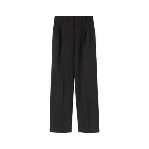 High-Waist Wide-Leg Trousers