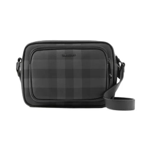 Paddy Logo Plaque Checked Messenger Bag
