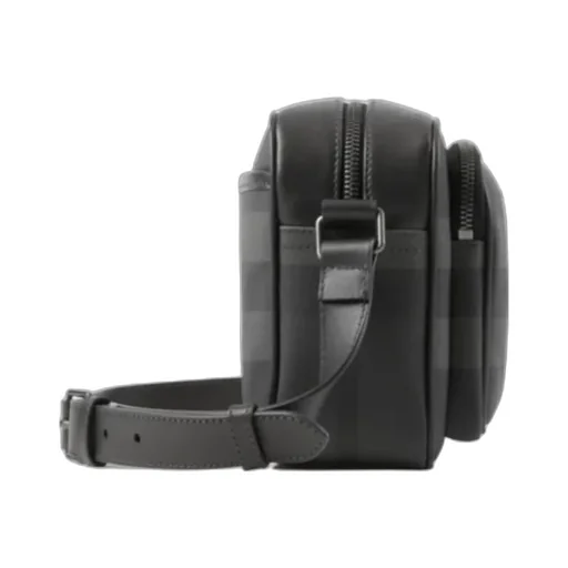 Paddy Logo Plaque Checked Messenger Bag