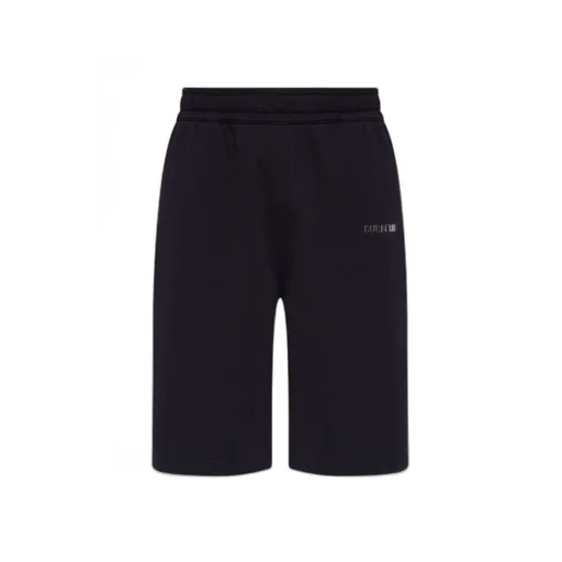 Logo-Print Elasticated-Waist Shorts