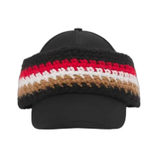 Curved Peak Knitted Baseball Hat