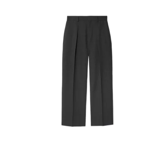 Straight-Leg Tailored Trousers