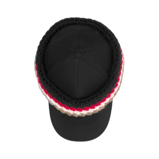 Curved Peak Knitted Baseball Hat