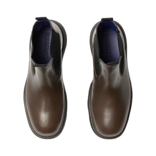 Creeper Panelled Ankle Boots