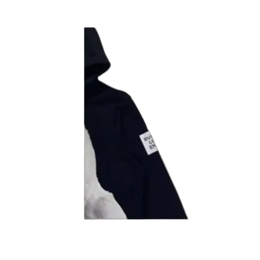 Monkey Pattern Hooded Hoodie