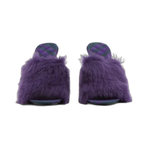 Minnie Shearling Slip-On Mules