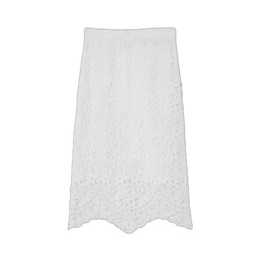 Macrame Lace Midi Skirt