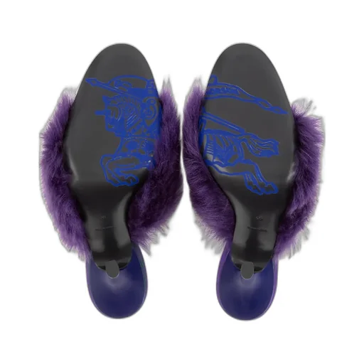 Minnie Shearling Slip-On Mules