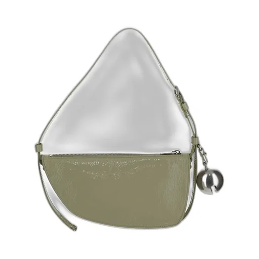 Mini Shield Bell-Charm Shoulder Bag