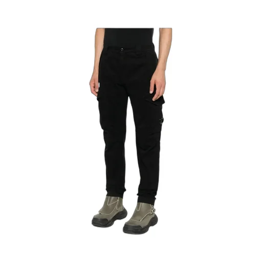 Lens-Detail Cargo Pants