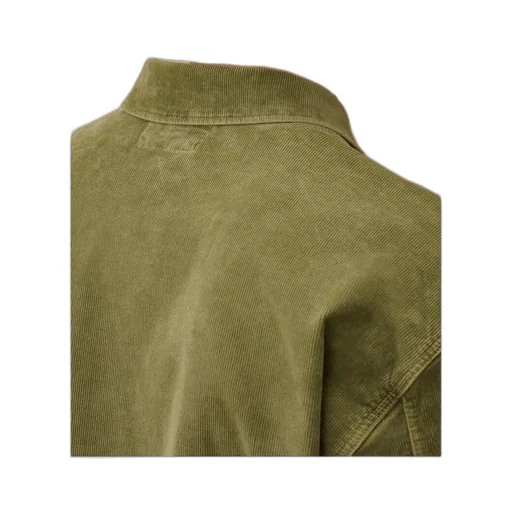 Lens Stretch Velvet Overshirt