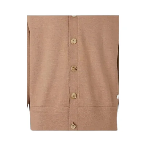 V-Neck Button-Up Cardigan