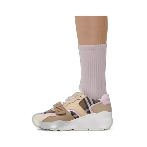 Check Patterned Sneakers
