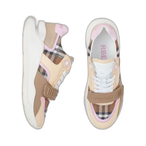Check Patterned Sneakers
