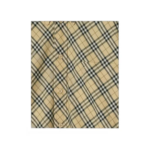 Check-Pattern Long Sleeved Shirt