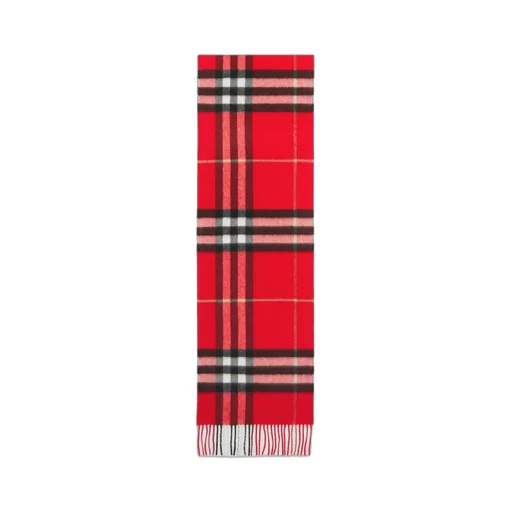 The Classic Checked Fringed Scarf