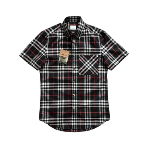 Lapel Short-Sleeved Shirt
