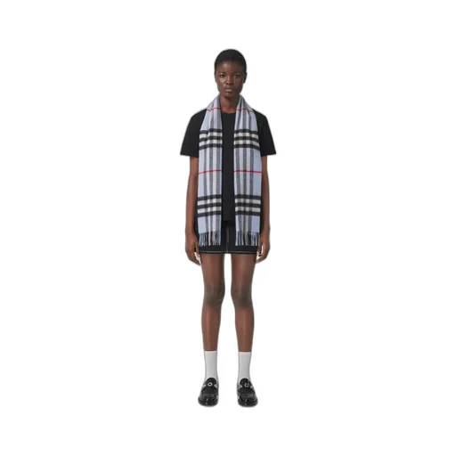 Vintage Check Fringed Scarf