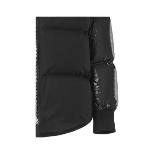 Contrast-Panel Cotton-Gabardine Puffer Jacket