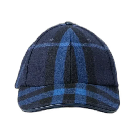 Checked Baseball Cap