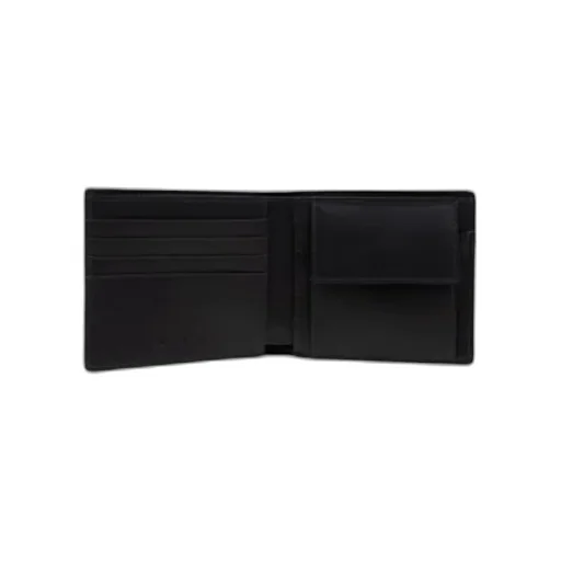 Logo Plaque Checked Bi-Fold Wallet
