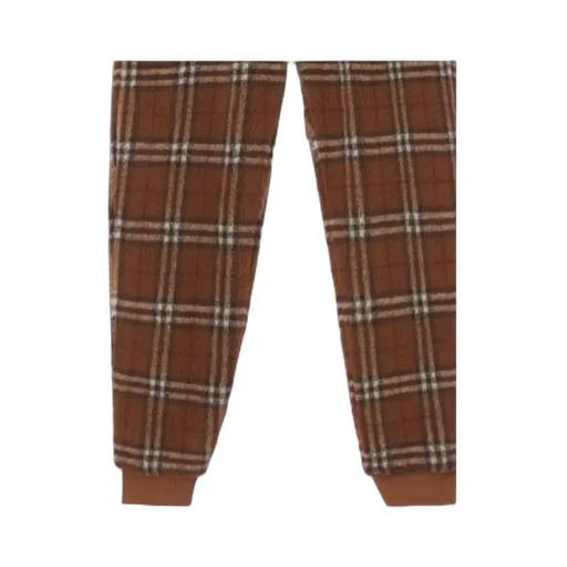 Vintage Check Jogging Pants