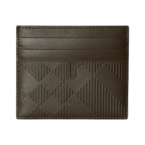 Tall Embossed Check Cardholder