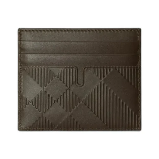 Tall Embossed Check Cardholder