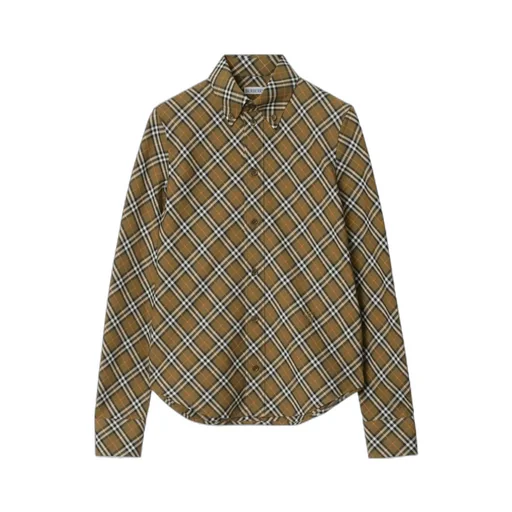 Check-Pattern Long Sleeved Shirt