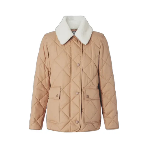 Diamond-Quilted Jacket