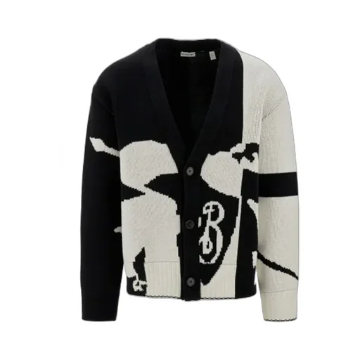 Monogram Cardigan Sweater