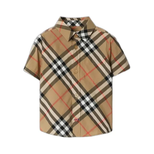 Short Sleeved Checked Shirt