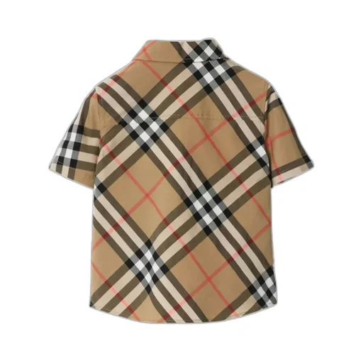 Short Sleeved Checked Shirt