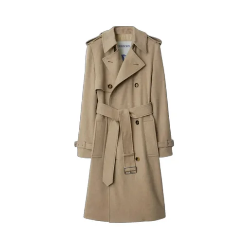 Double Breasted Belted Trench Coat