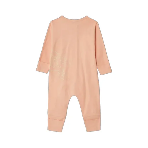Logo-Print Cotton Babygrow