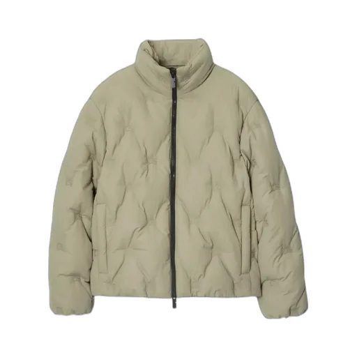 Zip-Up Quilted Down Jacket