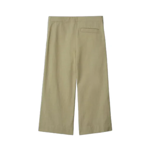 Equestrian Knight-Embroidered Straight-Leg Trousers