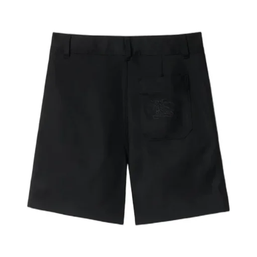 Logo-Embroidered Blend Shorts
