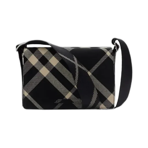 Checked Trench Crossbody Bag