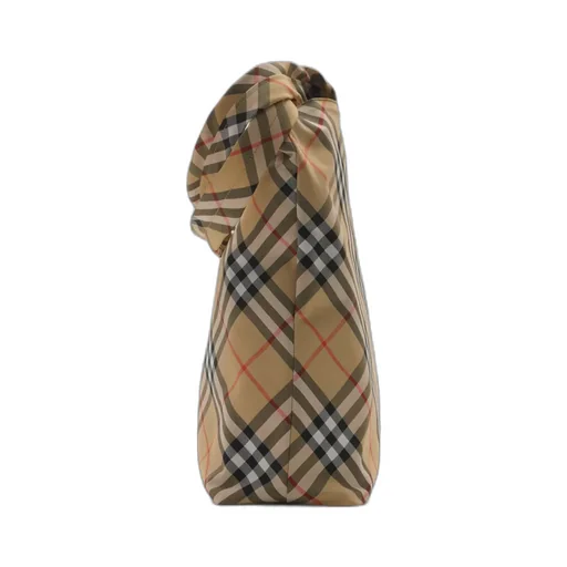 Checked Ekd Motif Tote Bag