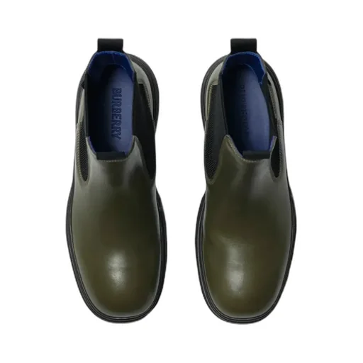 Round-Toe Chelsea Boots