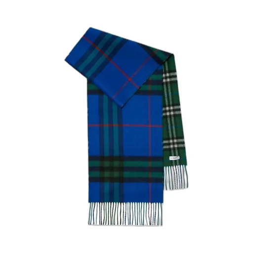 Reversible Checked Cashmere Scarf