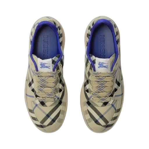 Terrace Checked Lace-Up Sneakers