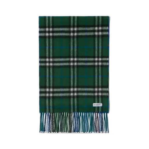 Reversible Checked Cashmere Scarf